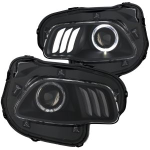 ANZO USA Projector Headlight Set for 14-18 Jeep Cherokee 111353