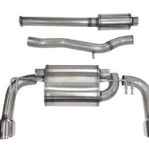 Corsa Dual Rear Cat-back Polished Sport Exhaust | 2008-2015 Mitsubishi Evo X (14858)