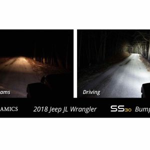 Diode Dynamics Dd Bumper Light Kit White Driving Beam Dual SS30 Bars Jeep Wrangler JL 2018 DD6083