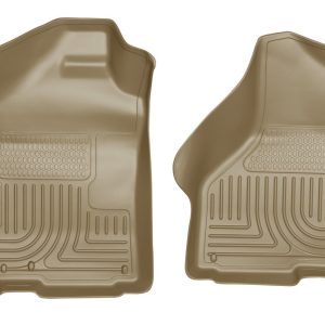 2003-2012 Dodge Ram 1500/2500/3500 Series Regular/Quad Cab WeatherBeater Tan Floor Liners by Husky Liners (18033)