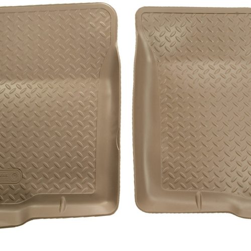 1998-2002 Ford Expedition/Lincoln Navigator Classic Style Tan Floor Liners by Husky Liners (33403)
