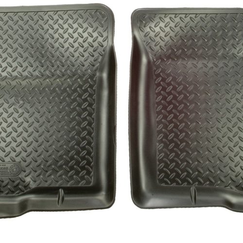 2005-2012 Nissan Frontier/11-12 Suzuki Equator Ext Crew Cab Classic Style Black Floor Liner by Husky Liners (36261)