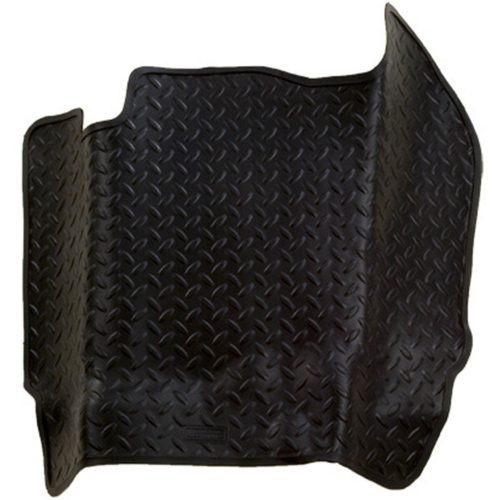 1996-1999 Suburban/Tahoe/Yukon Classic Style Center Hump Black Floor Liner (w/Std. Shift) by Husky Liners (82211)