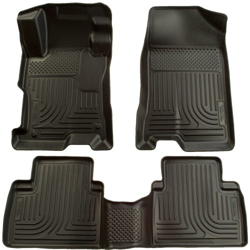 2004-2009 Toyota Prius WeatherBeater Combo Black Floor Liners by Husky Liners (98521)