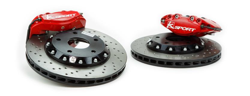 2006-2011 Element SuperComp 8 Piston Rear Big Brake System by Ksport
