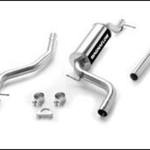 2004-2008 Ford Focus Cat Back Exhaust; Single Rear Exit by Magnaflow (15864)