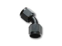 Vibrant Performance -10AN X -10AN Female Flare Swivel 45 Deg Fitting ( AN To AN ) -Anodized Black Only (10714)