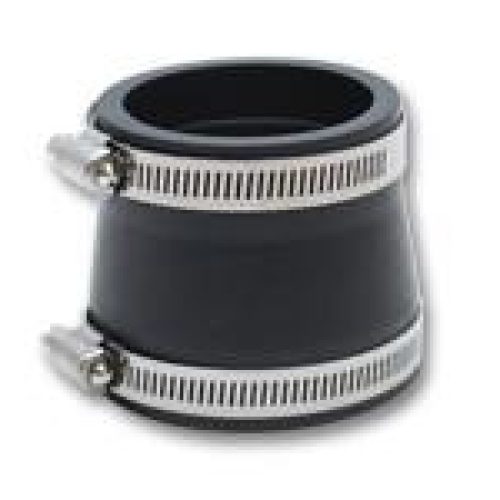 2-1/2″ ID x 3″ ID x 3″ Long Non Reinforced Silicone Reducer Black by Vibrant Performance