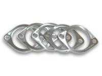 2-Bolt Stainless Steel Flanges (2.5" I.D.) Box of 5 Flanges by Vibrant Performance