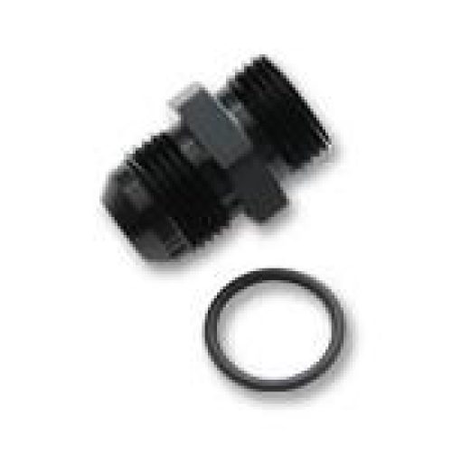 Vibrant Performance -16AN Flare to AN Straight Cut Thread (1-1/6-12) with O-Ring Adapter Fitting (16844)